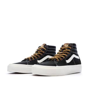 Baskets Noir Homme Vans Ua Sk8-hi Tapered Throwback vue 6