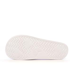 OM Claquettes Blanches/Turquoise Homme Puma Leadcat vue 2
