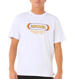 T-Shirt Blanc Homme Rip Curl Surf Revival vue 0