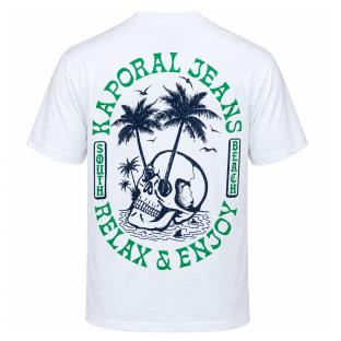 T-Shirt Blanc Homme Kaporal Till vue 0
