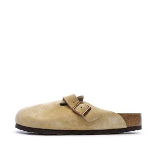 Sabot Latte Mixte Birkenstock Boston vue 0