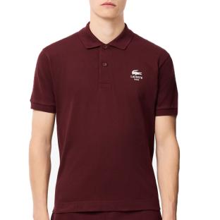 Polo Bordeaux Mixte Lacoste Bord-cotes vue 0