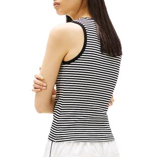 Woman's white/black tank top Tommy Hilfiger Essential BDS Photo of the Espace des Marques %store% store - view of %key%