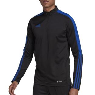 Haut d'entrainement Noir/Bleu Homme Adidas Tiro pas cher