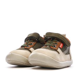 Baskets Hautes Beige/Camel Garçon Kickers Bottillon vue 6