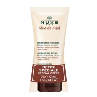 Lot de 2 x 50 ml Rêve de Miel Crème Mains et Ongles Nuxe pas cher