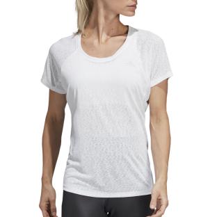 T-shirt Blanc Femme Adidas Cut out pas cher