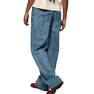 Jean Loose Bleu Femme Kaporal Brina vue 2