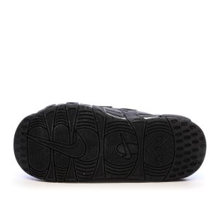 Claquettes Noires Homme Nike Air More Uptempo vue 2