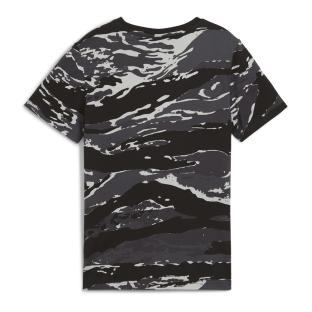 T-shirt Noir/Gris Garçon Puma Camo Aop vue 2
