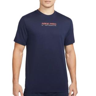 T-shirt Marine Homme Nike M Nk Pro pas cher