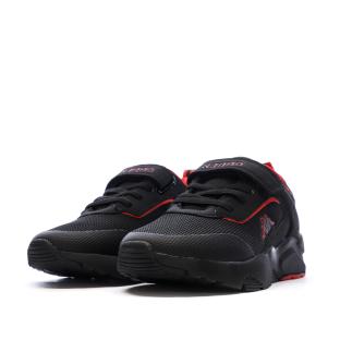 Baskets Noires/Rouge Garçon Kappa Logo Safir 2 vue 0