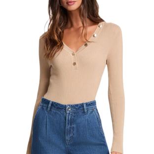 Pull Beige Femme Morgan MBANBIN vue 0