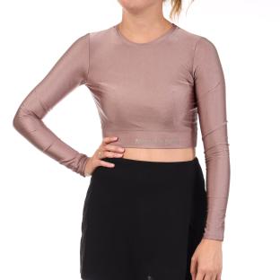 Camiseta deportiva marrón para mujer No Publik California ver 0