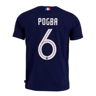 Pogba T-shirt Marine Homme Equipe de France Player vue 2