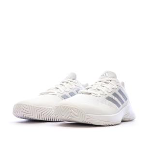 Chaussures de Tennis Blanches Femme Adidas Gamecourt 2 W vue 0