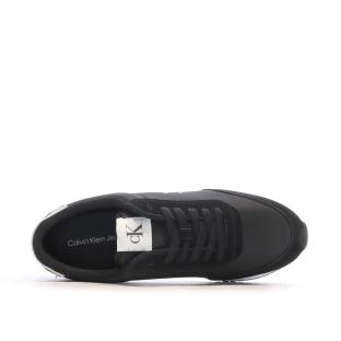 Baskets Noires Homme Calvin Klein Jeans Retro vue 4