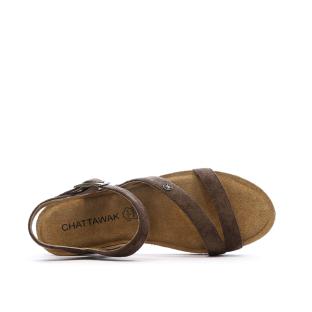 Sandales Marron Femme Chattawak Balis vue 0