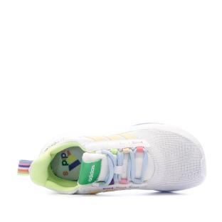 Baskets Blanches Filles Adidas Racer Tr21 K vue 7