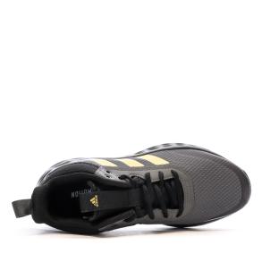 Chaussures de basketball Gris/Noir Mixte Adidas Ownthegame 2.0 K vue 4