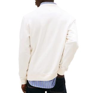 Sweat Blanc Homme Tommy Hilfiger Reg Flag Crews vue 0