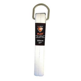 Lacets Blanc Mixte Sofsole Dring Flat Black 150cm vue 0