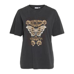 T-Shirt Noir Femme Vila Rubie vue 0