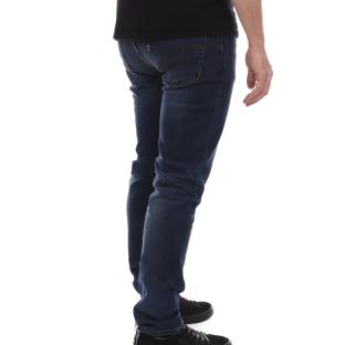 Jean Slim Bleu Homme Schott TRD vue 2