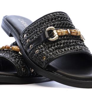 Sandales Noires Femme Carmela Brida vue 0