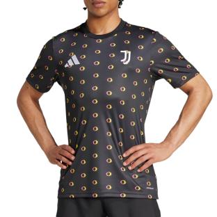 Juventus Maillot d'échauffement Noir Homme Adidas Preshi vue 0