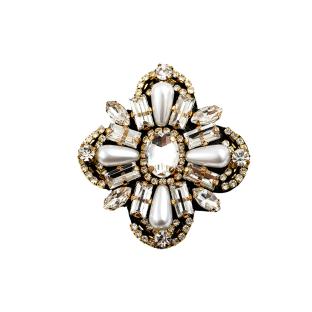 Broche Strass Femme Clio Blue vue 0