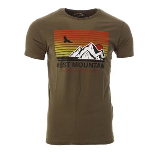 T-shirt Kaki Homme Best Mountain 2006 pas cher