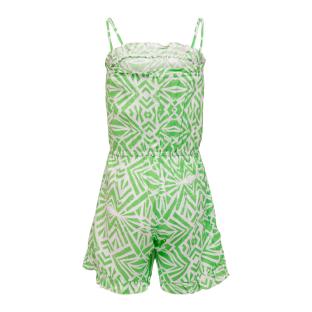 Combishort Vert/Blanc Fille Kids ONLY Kognova vue 2