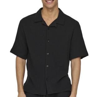 Chemise Noire Homme Only & Sons Kyle vue 0