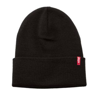Bonnet Noir Mixte Levi's Slouchy Red vue 0