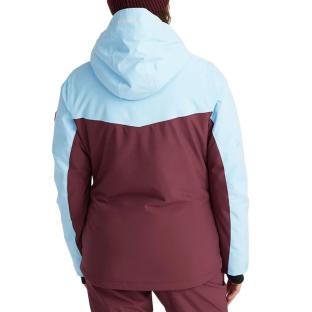 Manteaux Turquoise/Bordeaux Femme O'Neill Aplite vue 2
