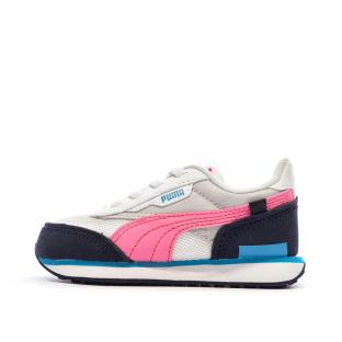 Baskets Gris/Noir/Rose/Bleu Garçon PUMA Future Rider Splas pas cher