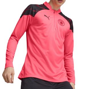 Manchester City Sweat Col Zippé Rose Homme Puma 2024 pas cher