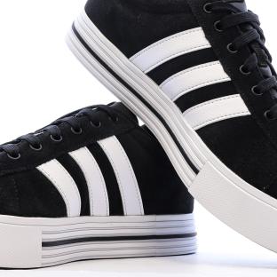 Baskets Noires/Blanches Homme Adidas Daily vue 7