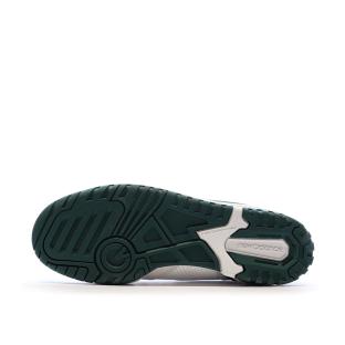 Baskets Blanches/Vertes Homme New Balance BB550 vue 5