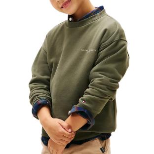 Sweat Vert Garçon Tommy Hilfiger Mini Corp vue 0