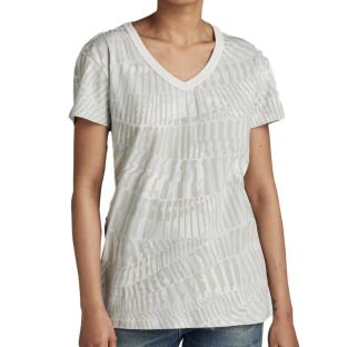 Camiseta con estampado All Over gris para mujer D21210 ver 0