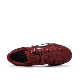 Baskets Bordeaux Garçon/Fille Puma Suede 2 One Piece Jr vue 4