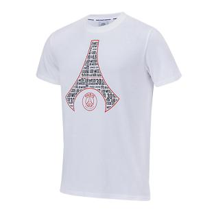 Messi Paris T-shirt Blanc Homme PSG pas cher