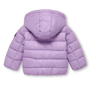 Doudoune Mauve Fille KIDS ONLY Quilted vue 2