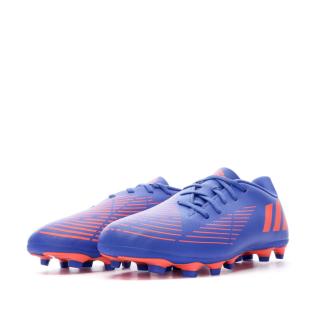 Chaussures de football Bleu Garçon Adidas Predator Edge.4 Fxg J vue 6