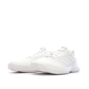 Baskets Blanches Homme Adidas Gamecourt 2 vue 0