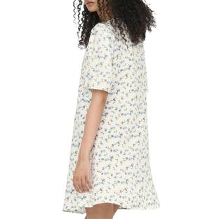Robe à Fleurs Blanc/Bleu Femme JDY Carrie vue 0
