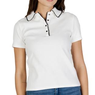 Polo Blanc Femme Morgan DLOLI vue 0