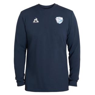 Aviron Bayonnais Sweat Training Marine Homme Le Coq Sportif vue 0